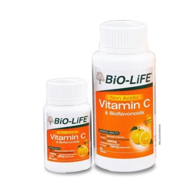 BIO LIFE Non Acidic Vitamin C 90's+30's image