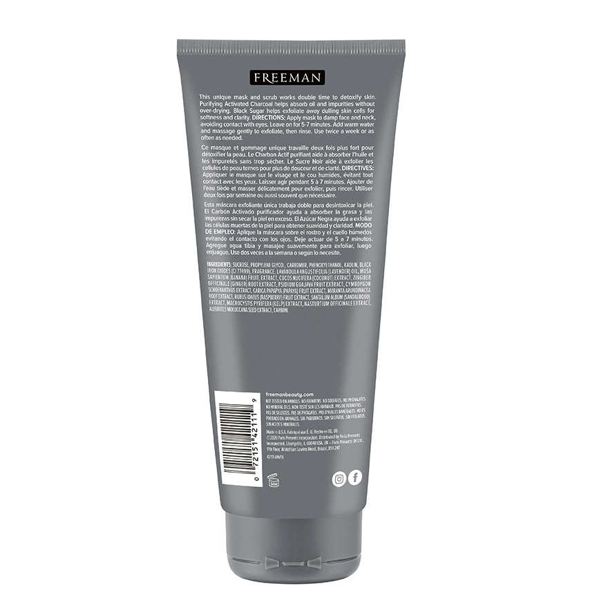 Facial Polishing Mask Charcoal & Black 175ml