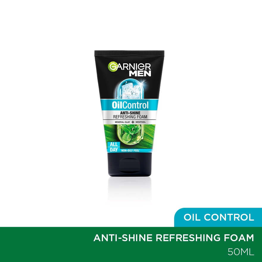 Oil Control Anti-Shine Brightening Cooling Foam 50ml image