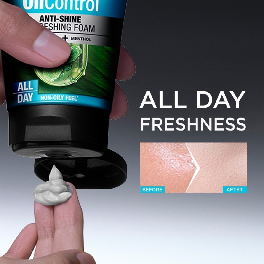 Oil Control Anti-Shine Brightening Cooling Foam 100ml