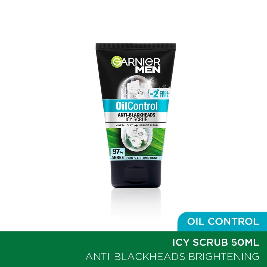 Oil Control Anti-Blackheads Icy Brightening Scrub 50ml