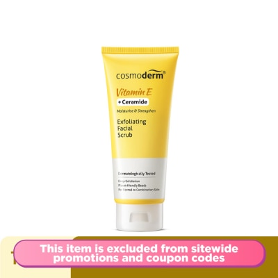 COSMODERM Vitamin E Exfoliating Facial Scrub 125ml