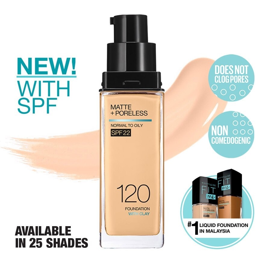 Fit Me Matte Liq Foundation SPF  120 Classic Ivory