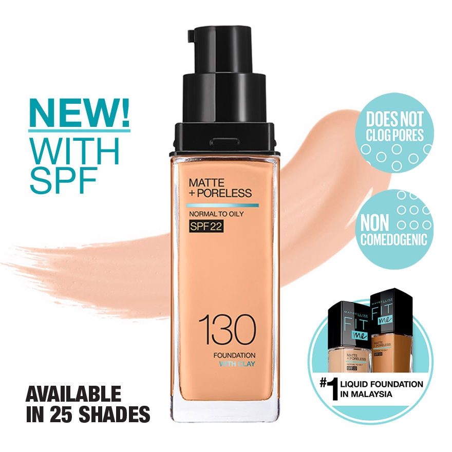 Fit Me Matte Liq Foundation SPF 130 Buff Beige image
