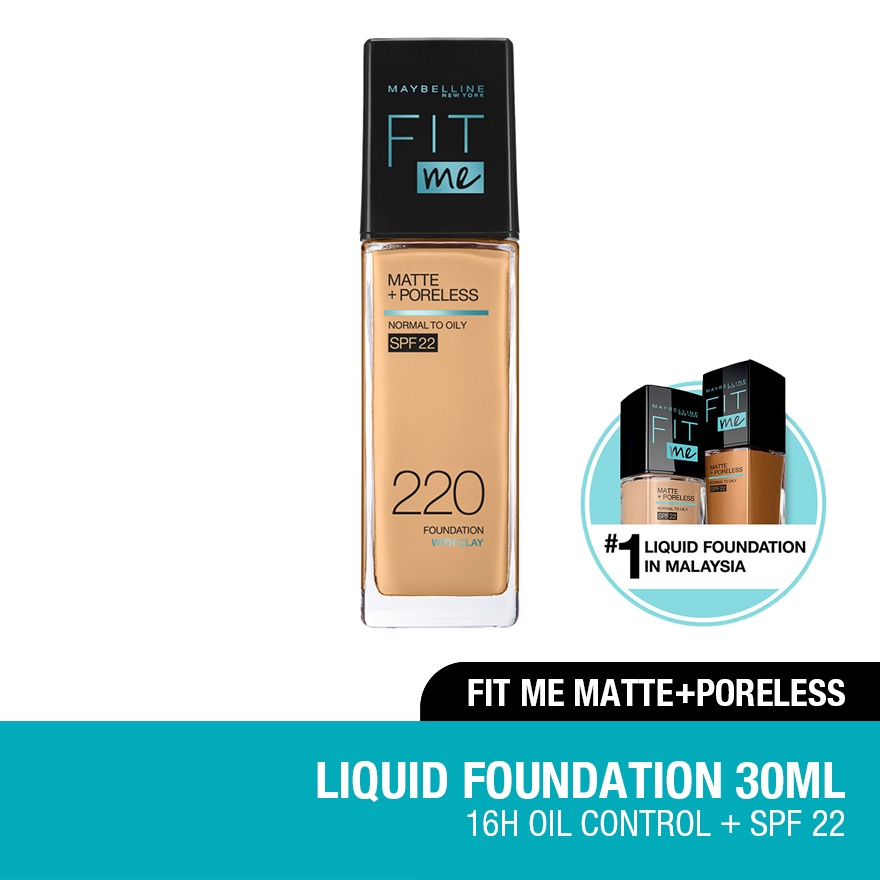 Fit Me Matte Liq Foundation SPF 220 Natural Beige image