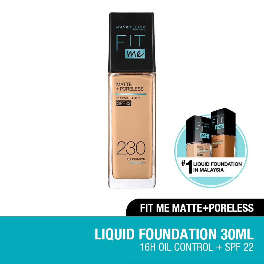 Fit Me Matte Liq Foundation SPF 230 Natural Buff image
