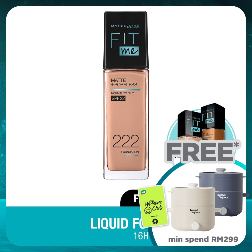 Fit Me Matte Liq Foundation SPF 222 True Beige