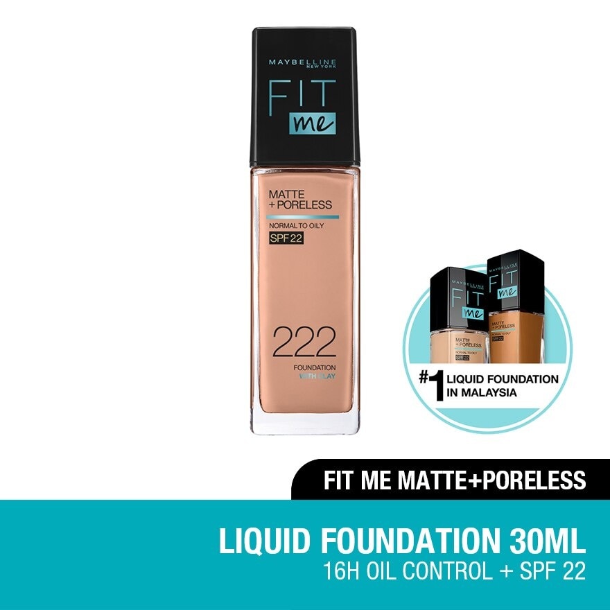 Fit Me Matte Liq Foundation SPF 222 True Beige