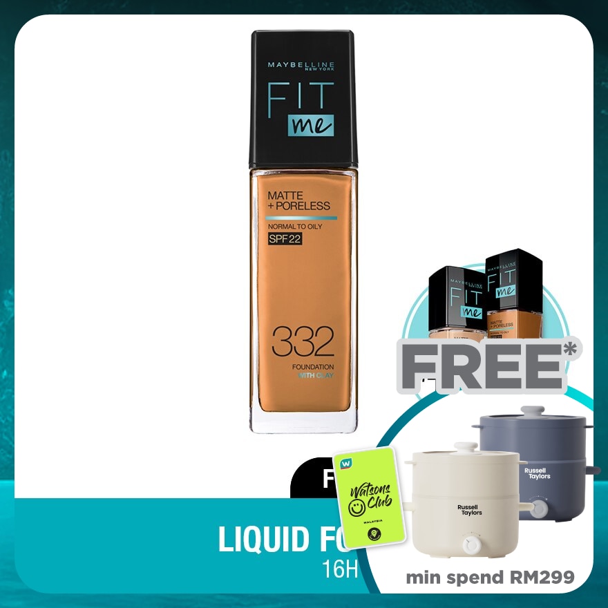 Fit Me Matte Liq Foundation SPF 332 Golden Caramel