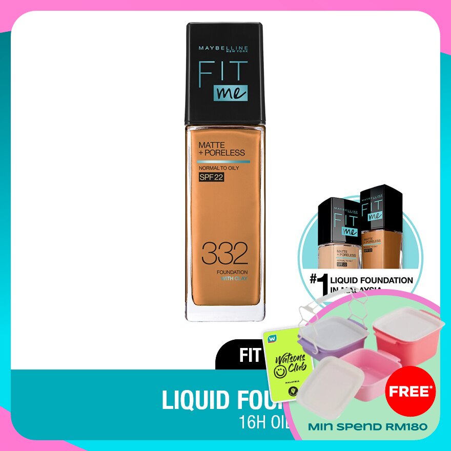 Fit Me Matte Liq Foundation SPF 332 Golden Caramel