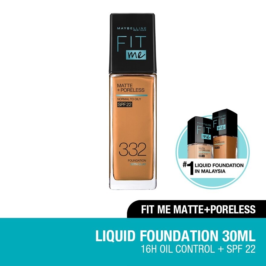 Fit Me Matte Liq Foundation SPF 332 Golden Caramel