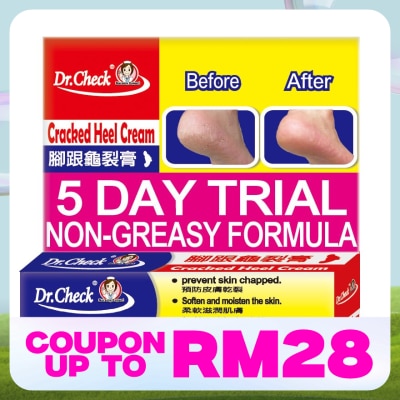 DR.CHECK Cracked Heel Cream (Non greasy) 10ml