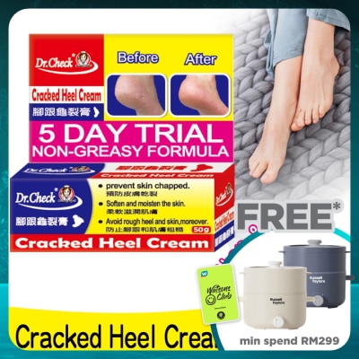 DR.CHECK Cracked Heel Cream (Non greasy) 50ml