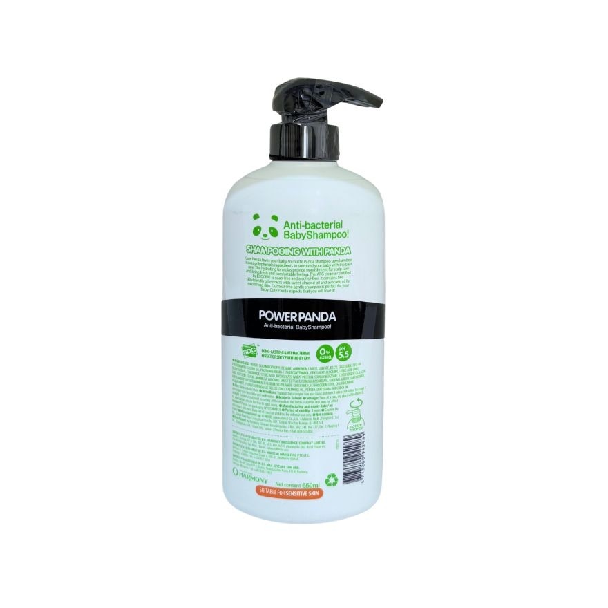 Power Panda Anti-Bacterial Baby Shampoo 650ml