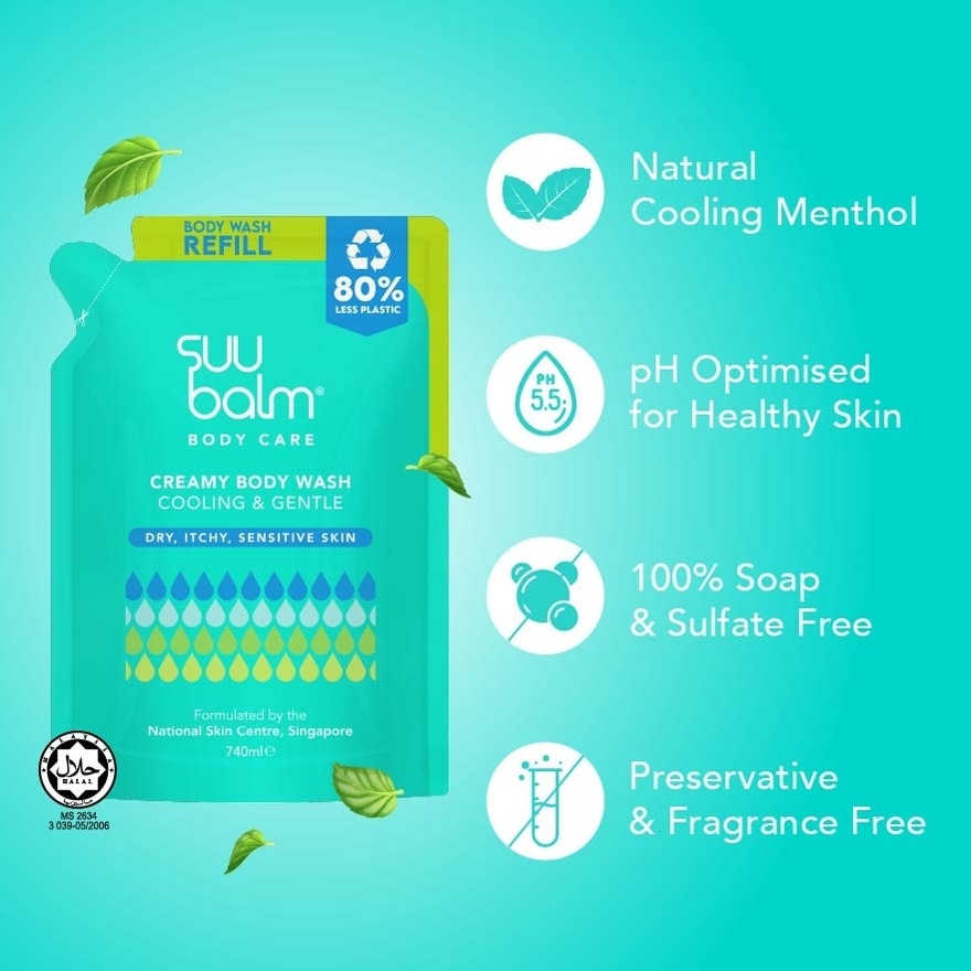 Cream Body Wash Refill 740ml