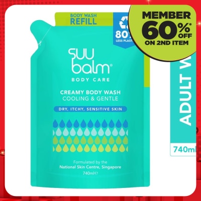 SUU BALM Cream Body Wash Refill 740ml