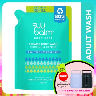 SUU BALM - Cream Body Wash Refill 740ml