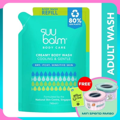 SUU BALM Cream Body Wash Refill 740ml