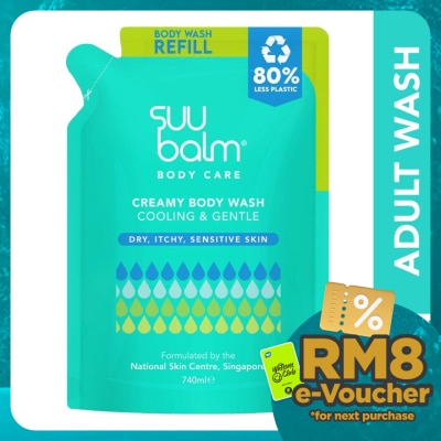 SUU BALM Cream Body Wash Refill 740ml