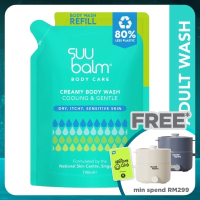 SUU BALM Cream Body Wash Refill 740ml