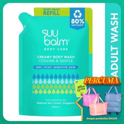 SUU BALM Cream Body Wash Refill 740ml