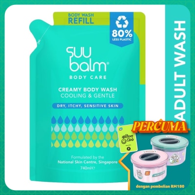 SUU BALM Cream Body Wash Refill 740ml