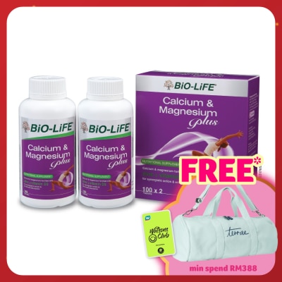BIO-LIFE Calcium & Magnesium Plus 2 x 100's