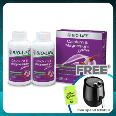 BIO-LIFE Calcium & Magnesium Plus 2 x 100's