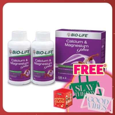BIO-LIFE Calcium & Magnesium Plus 2 x 100's