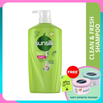 SUNSILK  Lively Clean & Fresh Shampoo 625ml