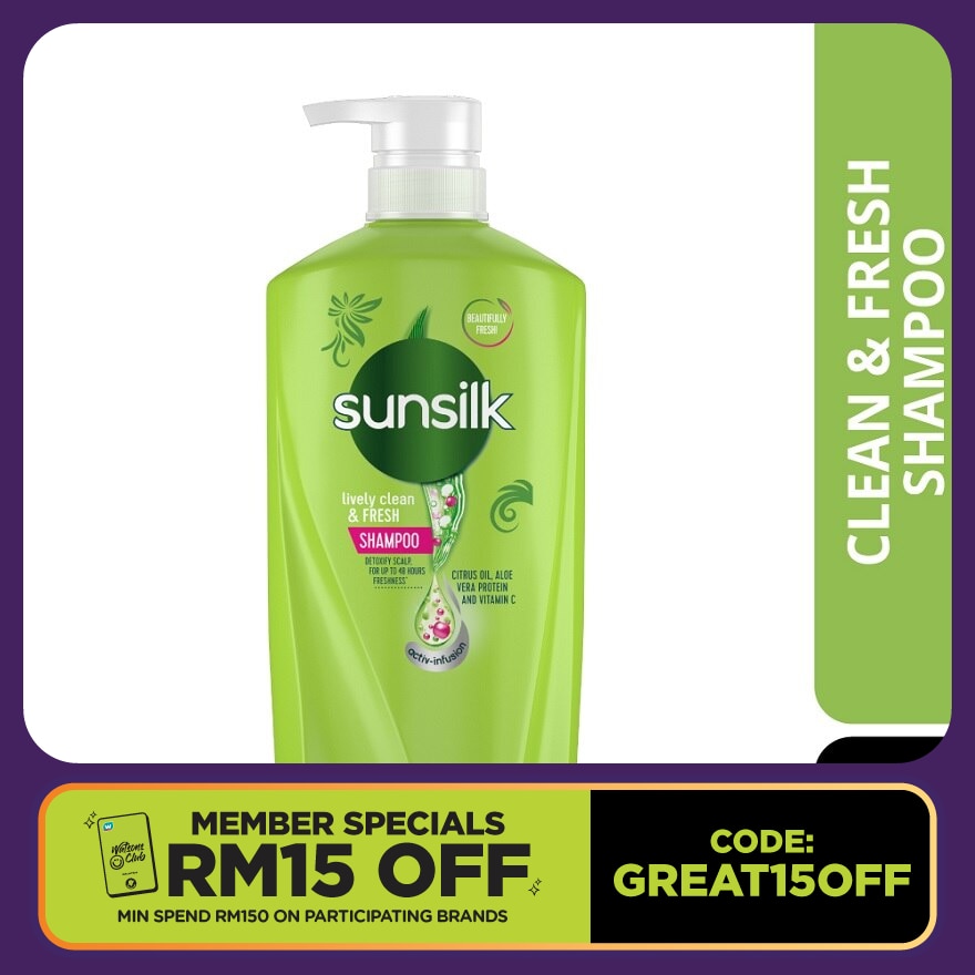  Lively Clean & Fresh Shampoo 625ml