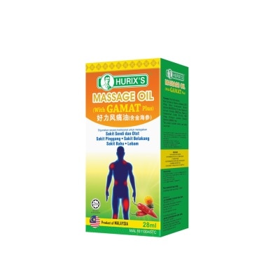 HURIX'S Minyak Urut Gamat Plus 28ml
