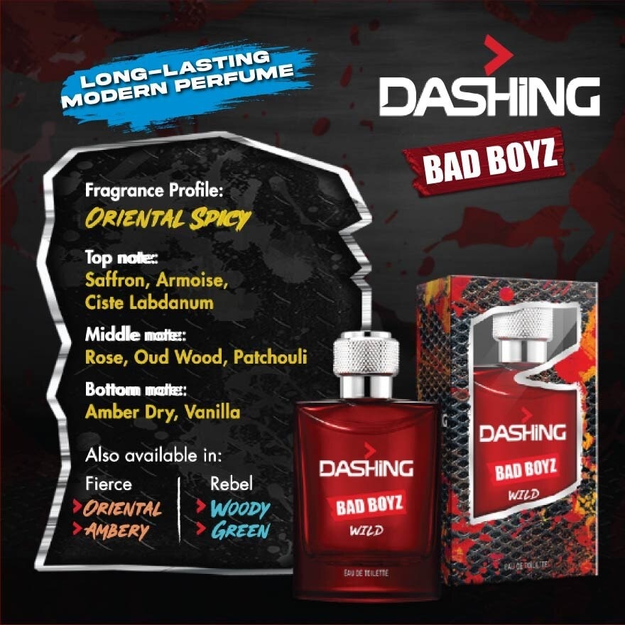 Bad Boyz Eau De Toilette Wild 100ml