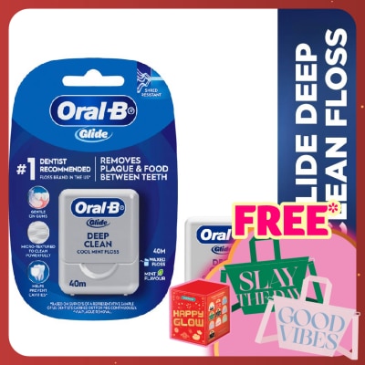 ORAL-B Glide Deep Clean Floss Cool Mint 40m