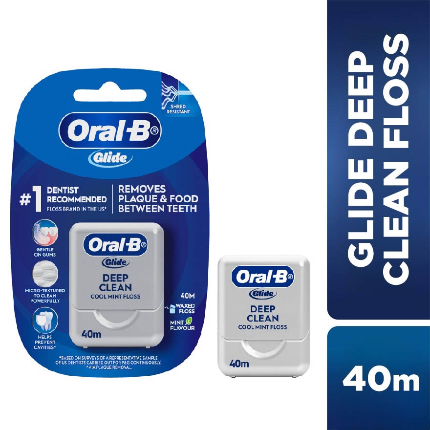 Glide Deep Clean Floss Cool Mint 40m image