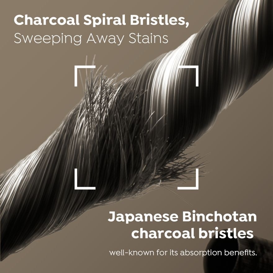 Toothbrush Charcoal Spiral Value Pack 3s