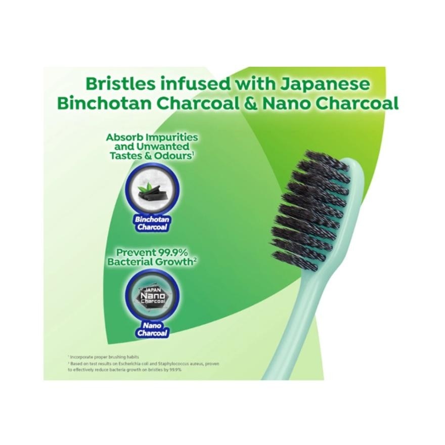 Toothbrush Charcoal Spiral Value Pack 3's