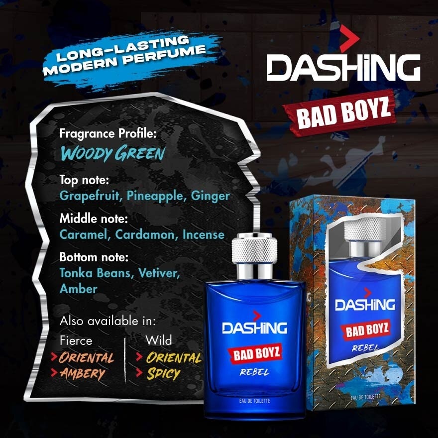 Bad Boyz Eau De Toilette Rebel 100ml