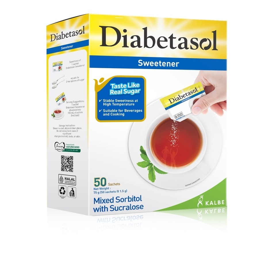 Sweetener 50 sachets x 1g image