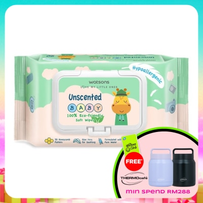 WATSONS - Unscented Baby Wipes(Embossed) 90s