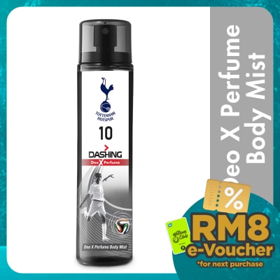 DASHING Tottenham Deodorant Perfume Body Spray 10 120ml
