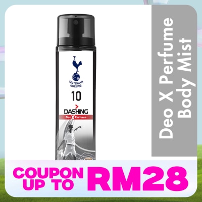 DASHING Tottenham Deodorant Perfume Body Spray 10 120ml