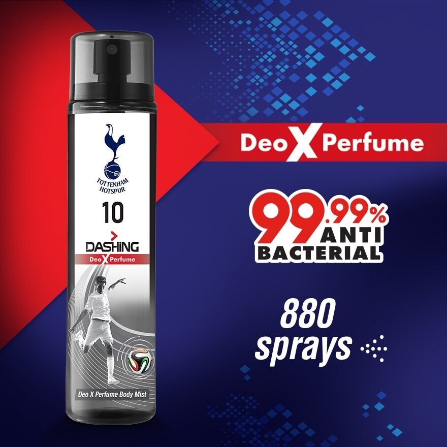 Tottenham Deodorant Perfume Body Spray 10 120ml
