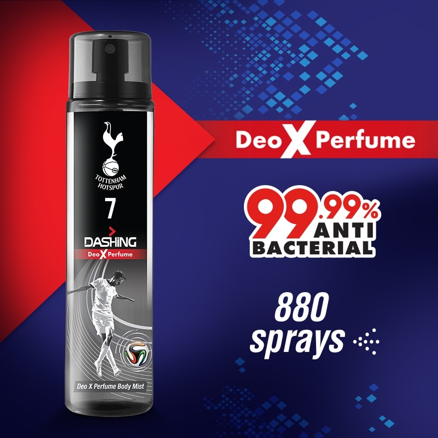 Tottenham Deodorant Perfume Body Spray 7 120ml