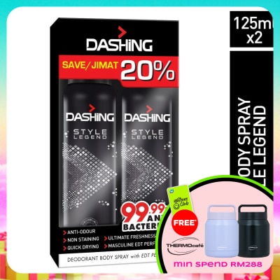 DASHING - Deodorant Spray Perfume Style Legend 2x125ml
