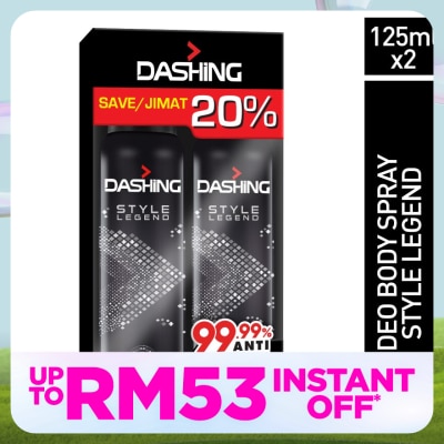 DASHING Deodorant Spray Perfume Style Legend 2x125ml