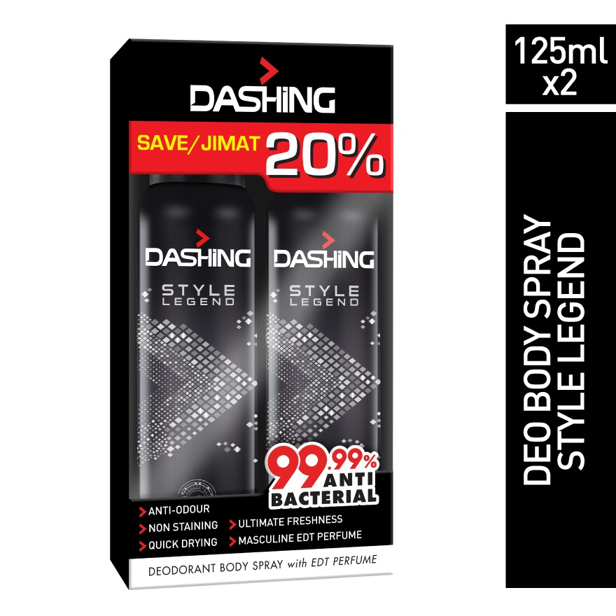 Deodorant Spray Perfume Style Legend 2x125ml image