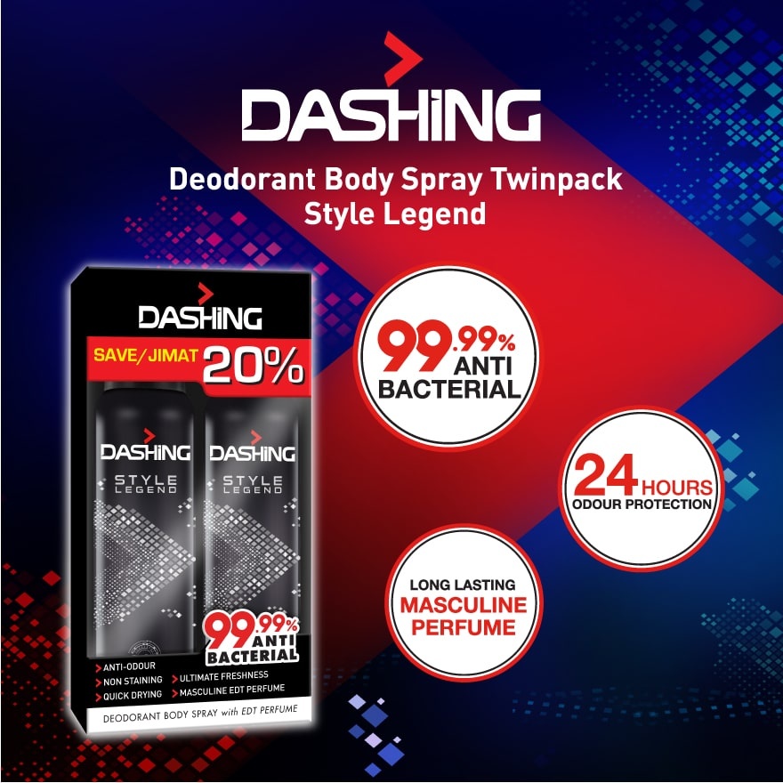 Deodorant Spray Perfume Style Legend 2x125ml image