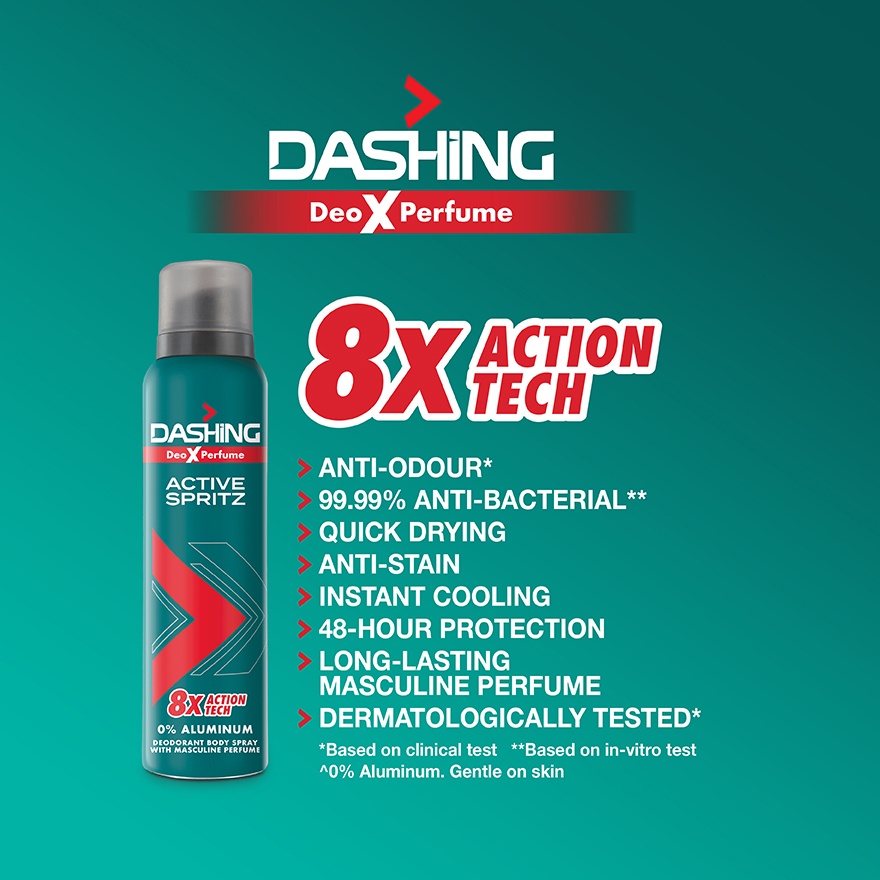 Deodorant Spray Perfume Active Spirit 2x125ml image