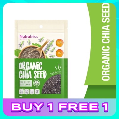 NUTRABLISS BY WATSONS Organic Chia Seeds 200g 1's